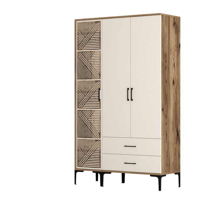 Hanah Home Kumsal PT - Walnut, Cream Hanah Home Kumsal PT - Walnut, Cream